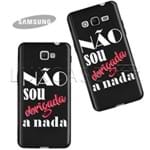 Capinha - não Sou Obrigada a Nada - Black - Samsung Galaxy A10