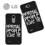 Capinha - Normal People Scare-me - Black - LG LG G7 ThinQ