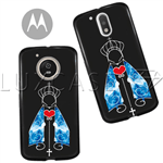 Capinha - Nossa Senhora Manto Azul - Black - Motorola Moto C Plus