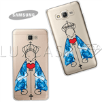Capinha - Nossa Senhora Manto Azul - Samsung Galaxy A10