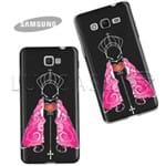 Capinha - Nossa Senhora Manto Rosa - Black - Samsung Galaxy A10