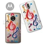 Capinha - Notas Musicais - Motorola Moto E5 Play