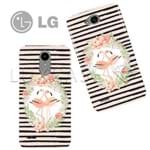 Capinha - Sweet Flamingos - Black - LG LG G7 ThinQ