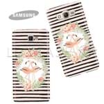 Capinha - Sweet Flamingos - Black - Samsung Galaxy A10