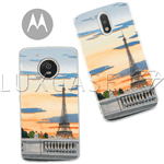 Capinha - Viagens Paisagem Paris - Motorola Moto C Plus