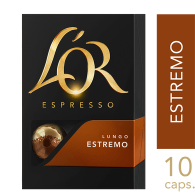 Cápsulas de Café L'or Lungo Estremo 10un