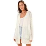 Cardigan Flame Fluor Off White - M
