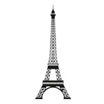 Carimbo em Borracha Torre Eiffel Clp-013 - Litoarte