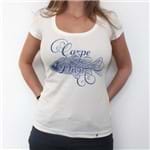 Carpe Diem - Camiseta Clássica Feminina