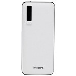 Carregador Usb Portátil Philips Dlp6006 11.000mah / Display Led - Branco