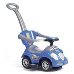 Carrinho com Haste Cute Car Azul 1315 - Unitoys