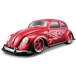 Carrinho Controle Remoto 1:10 1951 Volkswagen Beetle - Vermelho - Maisto