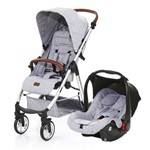 Carrinho de Bebê ABC Design Travel System Mint + Bebê Conforto Graphite Grey