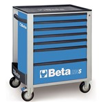 Carrinho de Ferramentas Fechado com 7 Gavetas - Azul - C24S-7/B-Bdb - Beta