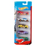 Carrinho Hot Wheels Pacote com 5 Carros HW Race Track Aces 5 - Mattel
