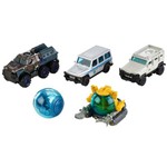 Carrinhos - Jurassic World 2 - Pack com 5 Carrinhos - Mattel