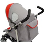 Carro de Bebê Xtreme - Cinza/Vermelho - Burigotto