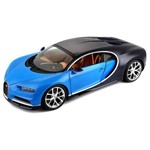 Carro Miniatura - Bugatti Chiron 1/18 - Azul - Burago