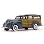 Carro Sun Star Chev.woody Surf.wagon G 1939 Escala 1/18 - Cinza