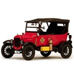 Carro Sun Star Ford T Touring Fire Chief 1925 Escala 1/24 - Vermelho