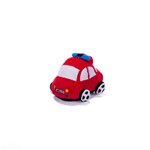 Carro Vermelho de Pelúcia - Chocalho Infantil - Unik Toys