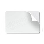 Cartão Branco PVC Adesivado CR-80 0,46MM 0,86mm X 0,54mm.