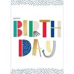 Cartão By Grafon's Aniversário Estampa Happy Birthday