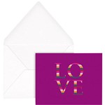 Cartão com Envelope Love Waves Listra - Joy Paper