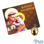 Cartão com Medalha de Santo Antônio | SJO Artigos Religiosos