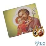 Cartão com Medalha de São José | SJO Artigos Religiosos