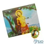 Cartão com Medalha de São Sebastião | SJO Artigos Religiosos