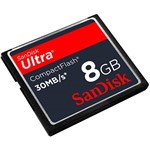 Cartão Compact Flash Ultra 8GB - Sandisk
