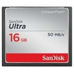 Cartão CompactFlash 16GB SanDisk Ultra de 50mb/s (333X)