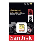 Cartão de Memória 32gb Sandisk Extreme | Sdsdxne-032g-gncin