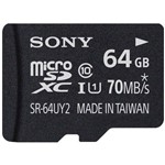Cartão de Memória Micro-Sd 64gb Classe 10 Sr-64uy2a Sony