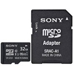 Cartão de Memória Microsdxc Sony Classe 10 95mb-s 32gb + Adaptador Memoria Sd