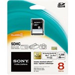 Cartão de Memória SD 8GB Class 4 - Sony