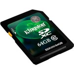 Cartão Memória Kingston 64GB SDXC Alta Capacidade (Classe10)