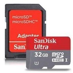 Cartao Memoria Sandisk Ultra 32 Gb C10