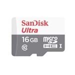 Cartão Micro SD 16Gb Sandisk Ultra de 48mb/s USH-1 com Adaptador