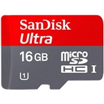 Cartão Micro SD Ultra Classe 10 16GB com Adaptador - Sandisk