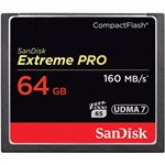 Cartão Sandisk Extreme Pro 64Gb 160Mb