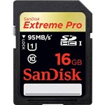 Cartão SD Extreme Pro UHS-I Classe 10 16GB - Sandisk