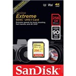 Cartão Sd Sdxc Sandisk Extreme 256gb U3 90mbs Lacrado