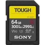 Cartão SDXC Sony 64GB SF-G Tough Serie G UHS-II 300 MB/s