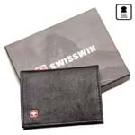 Carteira Swisswin com Porta Nota e Documento - Pequena PRETO/U