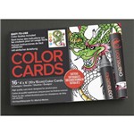 Cartões de Colorir Chameleon Tattoo 010 X 015 Cm 016 Fls CC0104