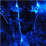 Cascata Luminosa 150 Leds Azul 220v 3,6m Fio Branco 1315