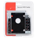 Case HD Adaptador 9,5mm Segundo HD Ssd Sata no Notebook