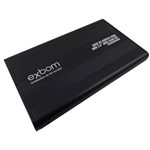 Case USB 2.0 para HD Sata de 2,5" (HD de Notebook) em Alumínio Exbom Cghd-10